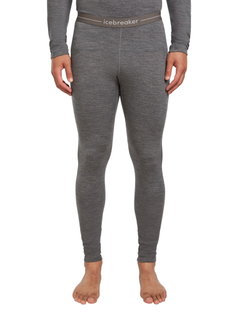 Icebreaker Unterwäsche Thermo-Leggings 260 Tech enganliegend (Merinowolle) - grau Herren